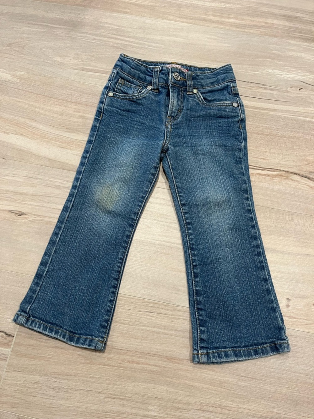 Levi's Light and Dark Blue Toddler Jeans Size 3T
